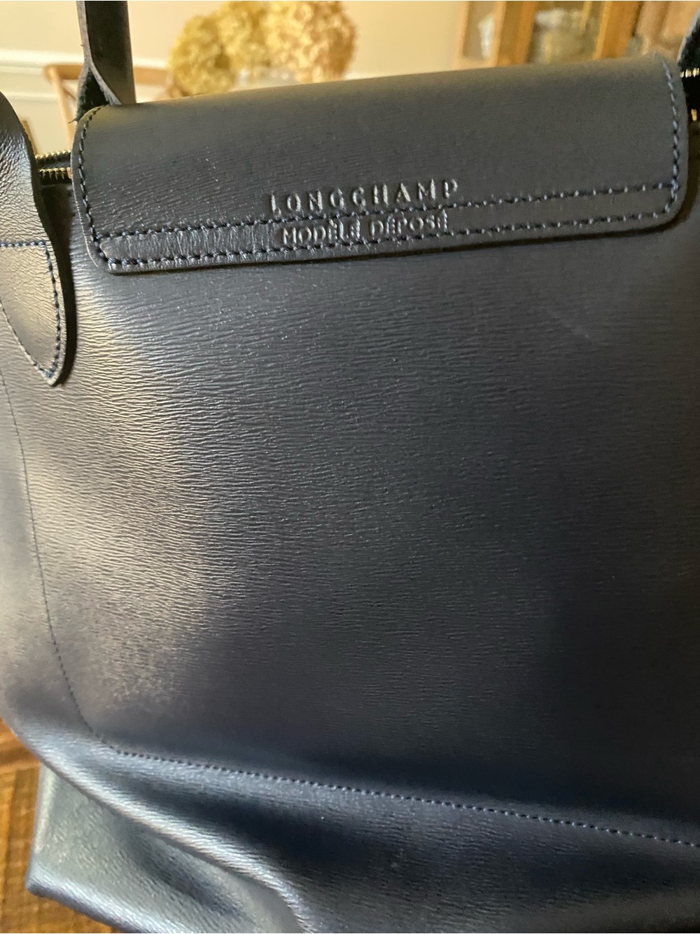 Le Pliage City Large Coated Canvas Tote Bag - Picture 2 of 4